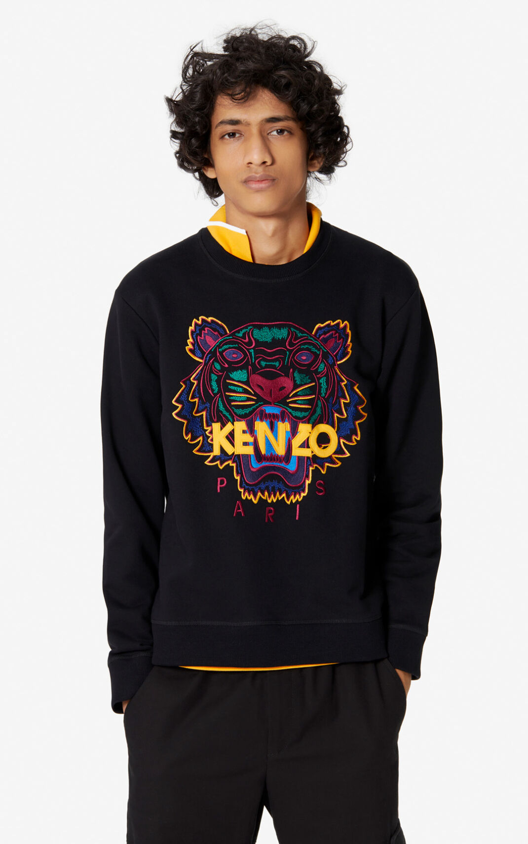 Sweat Kenzo Homme Tiger Noir VWYZX-7508